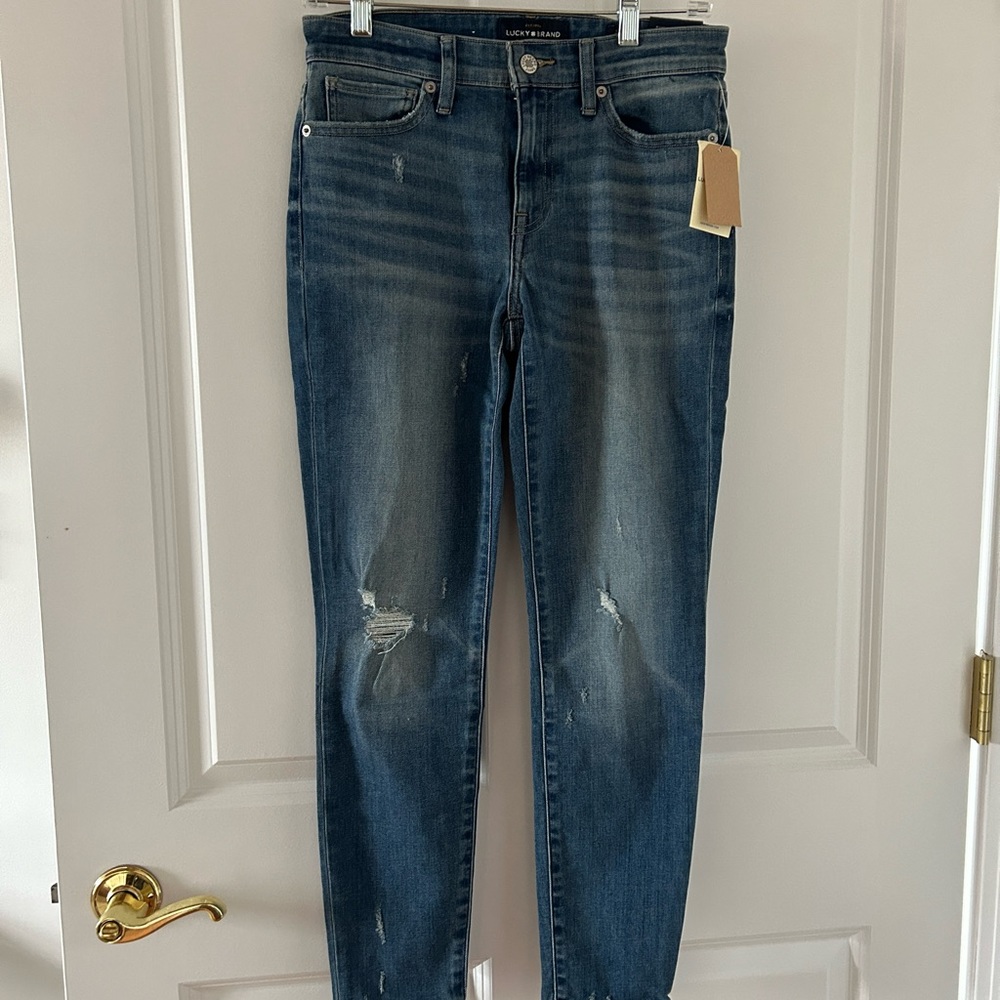 Lucky Brand Beechly mid rise skinny jeans- 26 ankle- -NWT